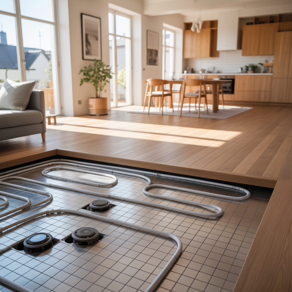 4.Fordelarna med att installera vattenburen golvvarme i hela huset