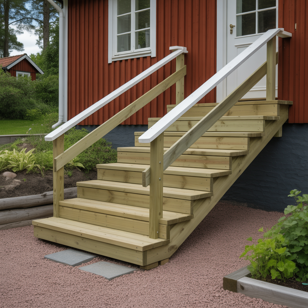 8.Hur du bygger en stabil och hallbar yttertrappa