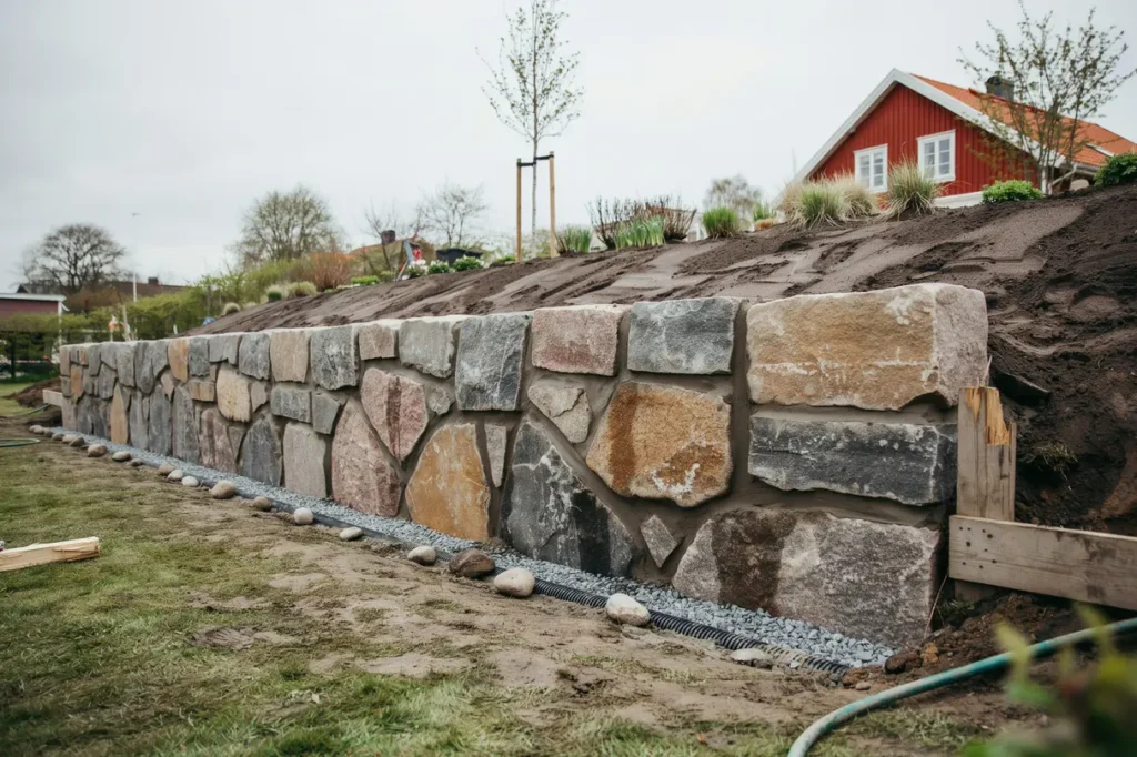 st dmur p tomten regler materialval dr nering och kostnad f r ett h llbart resultat